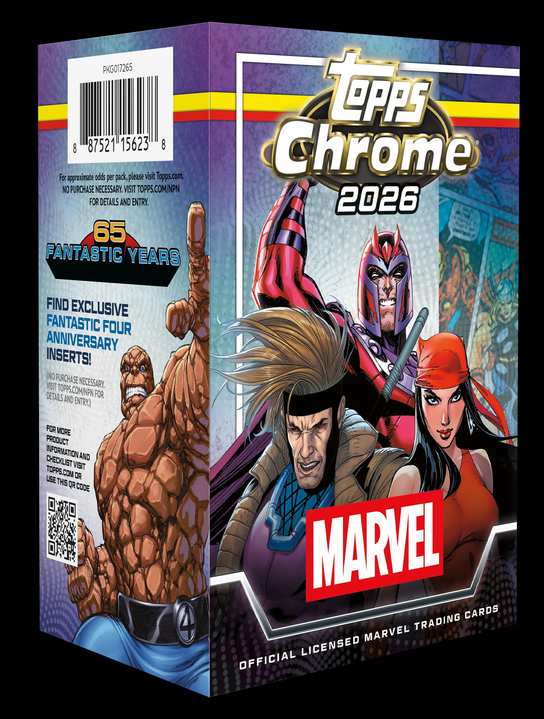 2026 Topps Chrome Marvel Comics Value Box — marvel card