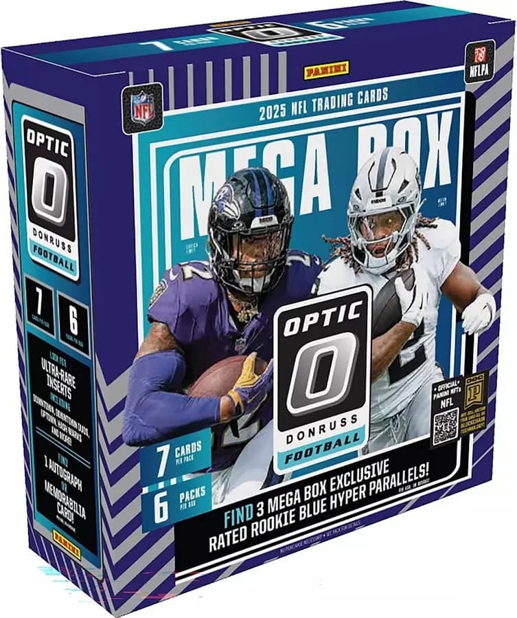2025 Panini Donruss Optic Football Mega Box — nfl card