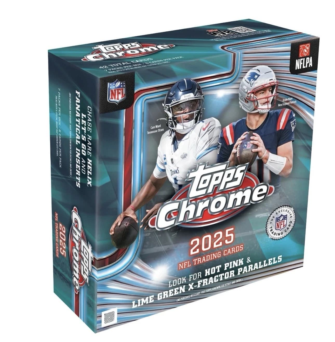 2025 Topps Chrome Football Mega Box — nfl card