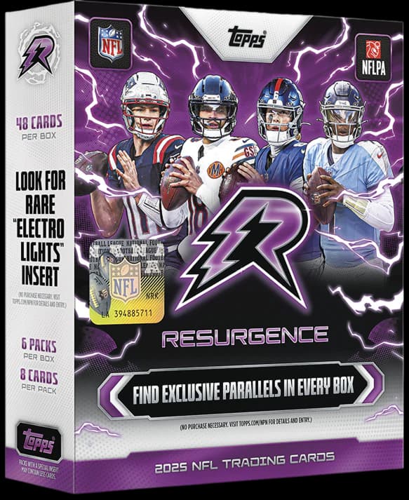 2025 Topps Resurgence Football Mega Box — nfl card