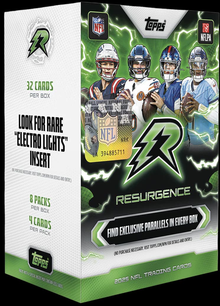 2025 Topps Resurgence Football Value Box — nfl card