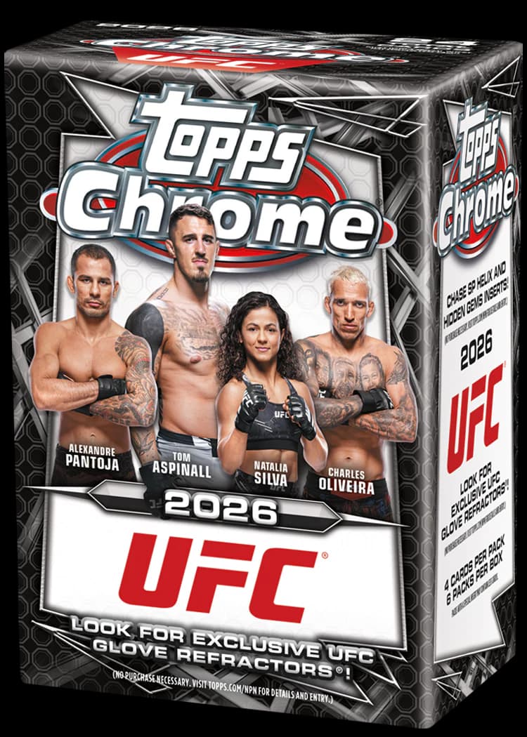 2026 Topps Chrome UFC Value Box — ufc card