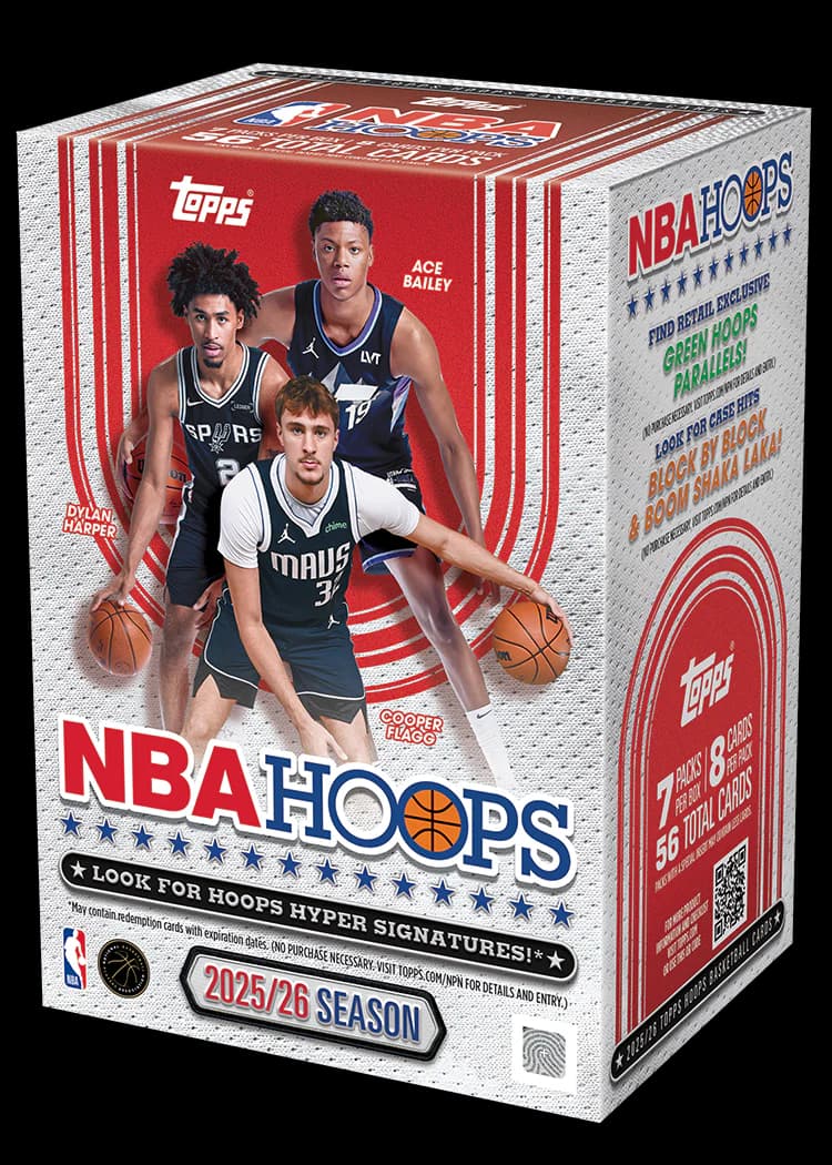 2025-26 Hoops Basketball Value Box — nba card