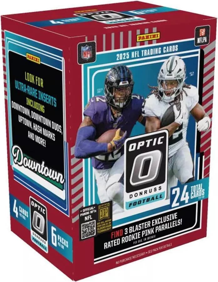 2025 Panini Donruss Optic Football Blaster Box — nfl card